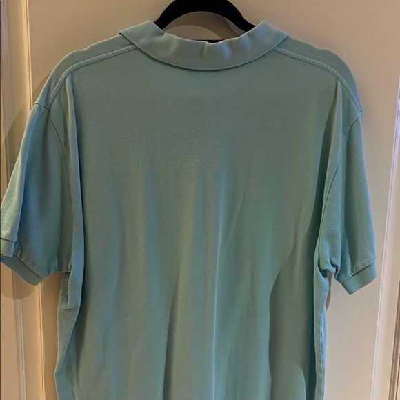 Polo by Ralph Lauren Men's Aqua Polo Shirt - Picture 2 of 2